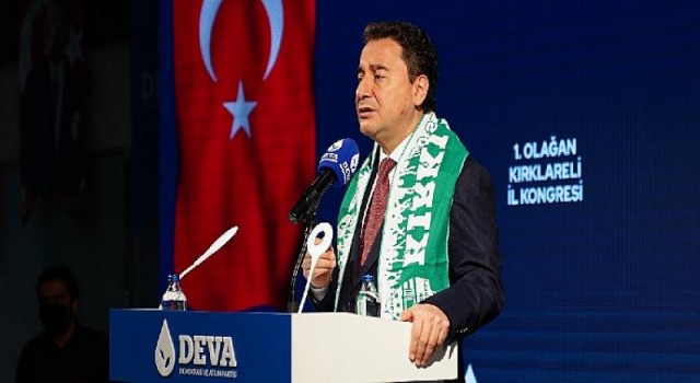 Ali Babacan Kırklareli’de: ‘Ülkeyi yayık ayranına çevirdiniz, çalkalayıp duruyorsunuz’