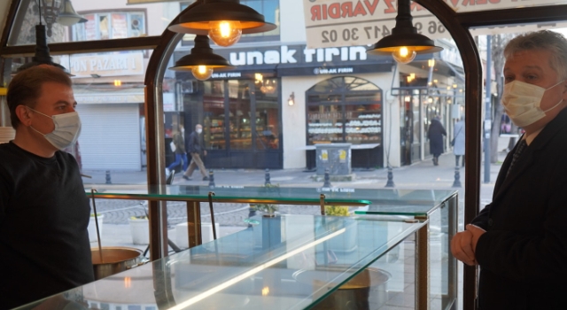 DR. BAŞKANDAN HEM HAYIRLI OLSUN HEM UYARI ZİYARETİ.. BAŞKAN GERENLİ'DEN ESNAFA SİFTAH ZİYARETİ