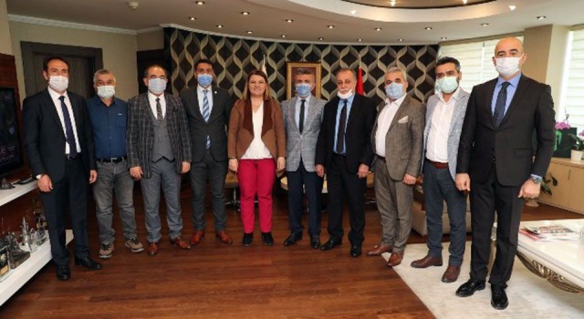 Kocaeli İzmit’de dernek başkanlarından toplu ziyaret