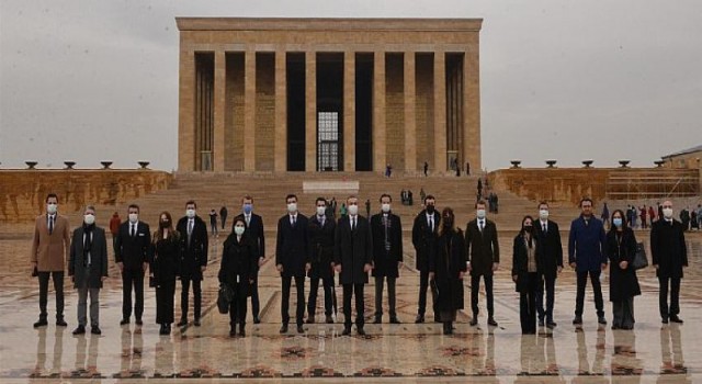 TÜGİAD Ankara Ata’nın huzuruna çıktı