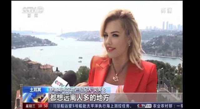 Çin Televizyonu Türkiye’den Evrim Kırmızıtaş Başaran’ı seçti..