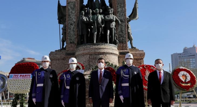 İMAMOĞLU, 23 NİSAN’IN 101’NCİ YILDÖNÜMÜNDE TAKSİM’DEYDİ