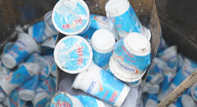 “Kanalizasyon hattına yüzlerce dolu ayran attılar”