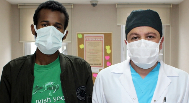 KENYALI ABDINOOR KAYSERİ’DE SAĞLIĞINA KAVUŞTU