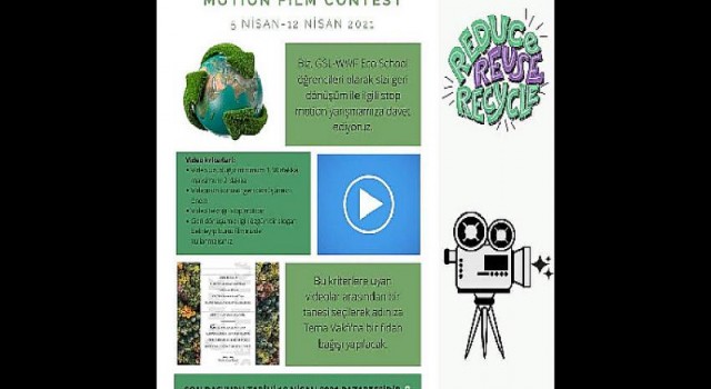 Öğrencilerden geri dönüşüme destek