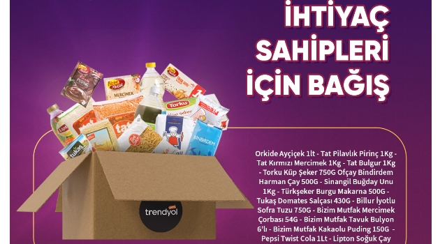 Trendyol’dan “Ramazanda İyilik Vakti” ile ihtiyaç sahiplerine destek