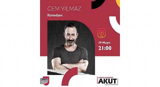 Cem Yılmaz, AKUT canlı yayınında