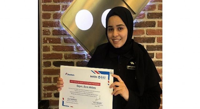 Domino’s BAUSEM iş birliği ile Restoran Müdürü Sertifika Programı’nın ilk mezunlarını verdi