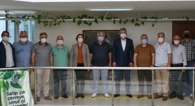 ESNAFTAN BAŞKAN GERENLİ'YE DESTEK ZİYARETİ