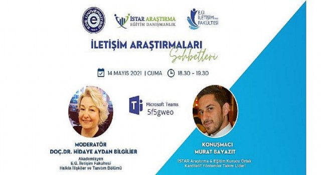 Genç iletişimciler “İletişim Araştırmaları Sohbetleri”nde bir araya gelecek