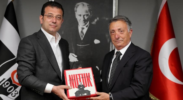 İMAMOĞLU’NDAN BEŞİKTAŞ’A “ŞAMPİYONLUK” ZİYARETİ