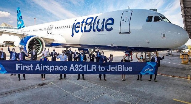 JetBlue, ilk Airspace tasarımlı A321LR siparişini teslim aldı