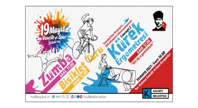 Kadıköy 19 mayıs kutlamalarına hazır