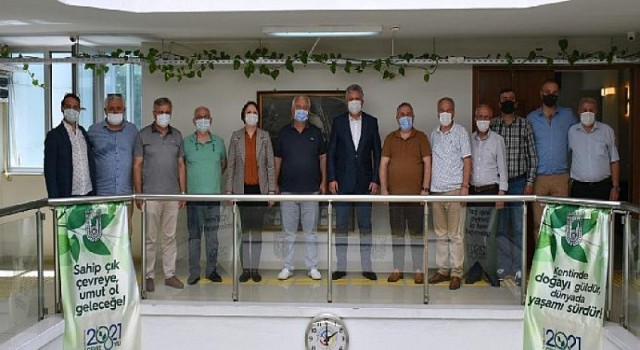 Oda başkanlarından Başkan Gerenli’ye destek ziyareti