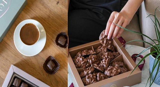 Türk Kahvesi ve Çikolata Online Sipariş ile Gönderildi