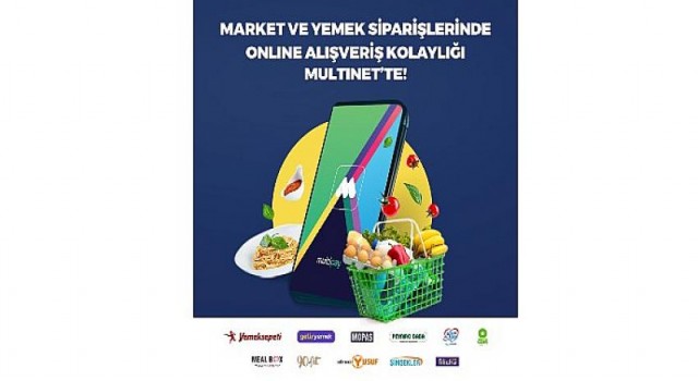 Yemek kartı kullanıcısı online siparişe yöneldi; MultiNet yemek kartının online kullanımı iki kat arttı