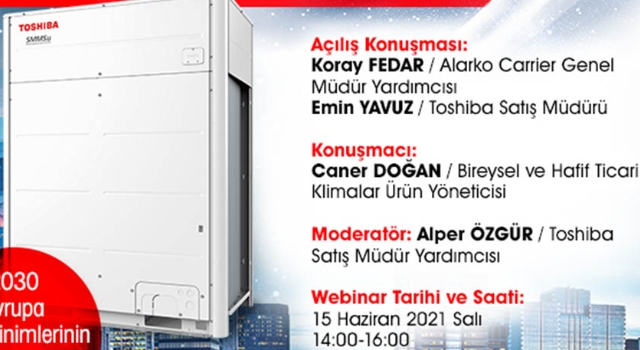 Toshiba, Yeni SMMS-U VRF Ürününü Tanıttı