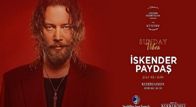 Caresse Bodrum, Buddha-Bar Beach’e İskender Paydaş 4 Temmuz’da konuk oluyor