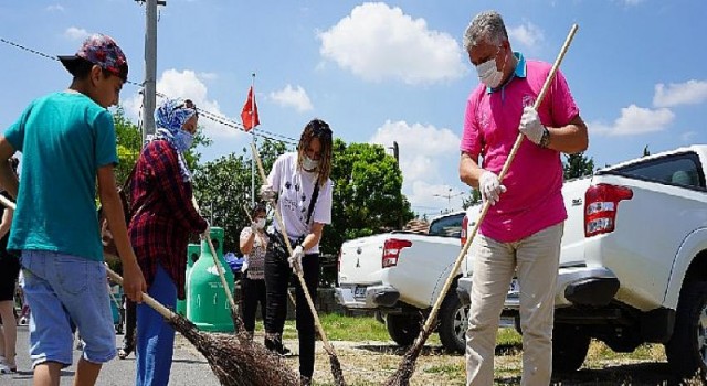 Temizlik kampanyasında sıra Durak Mahallesi’ndeydi!