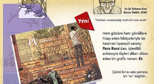 ’’Kırışıklıklar’’ın yaratıcısı Paco Roca’dan ödüllü bir grafik roman: ’’Ev’’