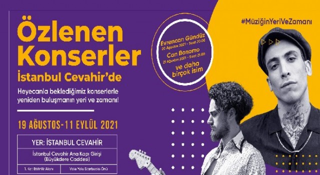 Özlenen konserler İstanbul Cevahir’de