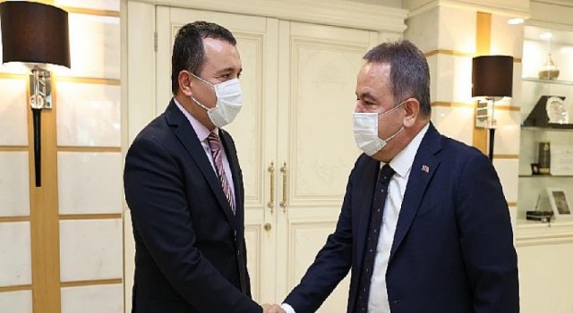 AGC Başkanı Taş’tan Başkan Böcek’e ziyaret