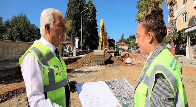 Başkan Gürün, Yatağan’da Başlayan 10 Milyon TL’lik Alt ve Üst Yapı Çalışmalarını İnceledi