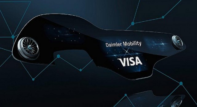 Daimler ve Visa’nın küresel iş birliğiyle arabalar mobil ödeme cihazına dönüşüyor