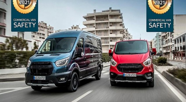 Ford Otosan tarafından Türkiye’de üretilen Transit Custom’a Euro NCAP’den ‘Altın’ ödül