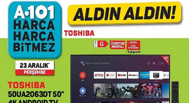 23 Aralık haftasında sürpriz teknolojik ürünler A101 marketlerinde!