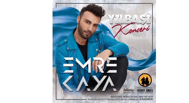 Emre Kaya yeni yılda Karabük’te sahne alacak