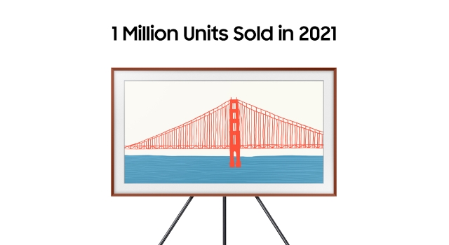 Samsung’un The Frame satış rakamı 2021'de bir milyona ulaştı 
