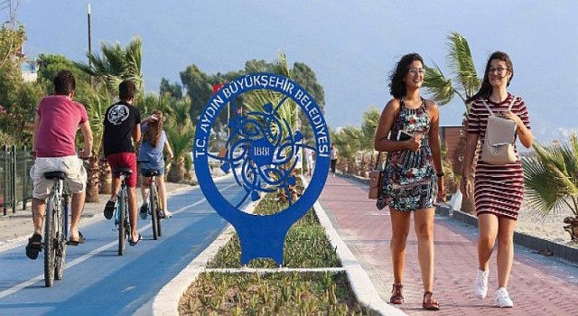 Aydın Büyükşehir Belediyesi’nden Bisiklet ve Yürüyüş Yolu