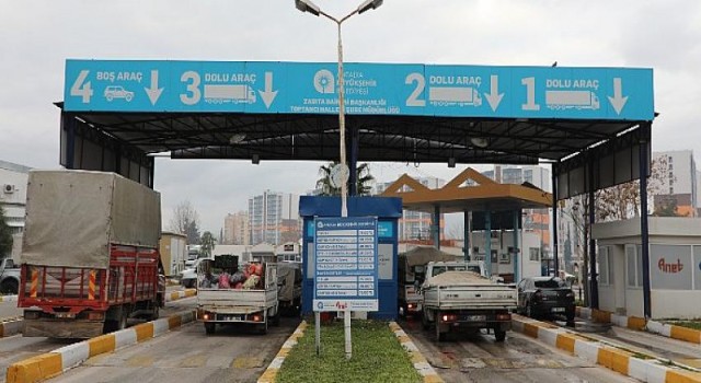 Büyükşehir Belediyesi hal çıkış ücretlerine artış yapmadı