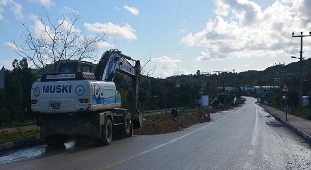 Büyükşehir, Bodrum’da 219 Kez Patlayan DSİ Hattını Değiştirdi