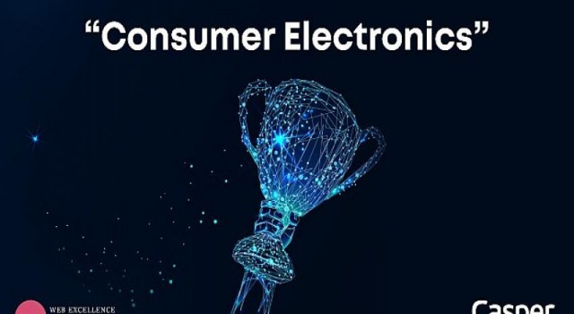 Casper’in Web Sitesine Uluslararası Arenadan Mükemmellik Ödülü!