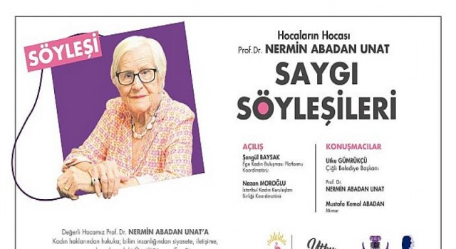 Çiğli Belediyesi’nden Nermin Abadan Unat’a Saygı Gecesi