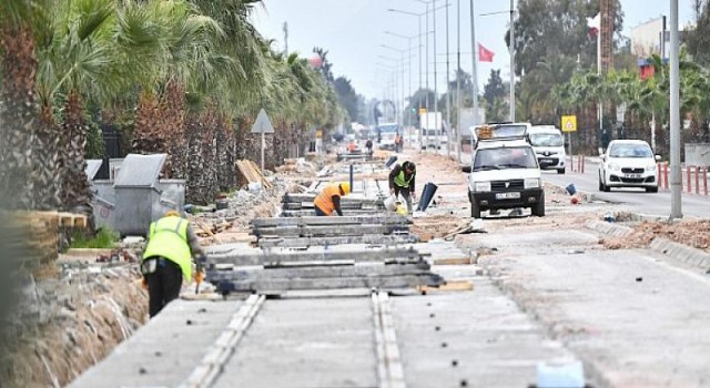 Çiğli Tramvayı’nda çalışmalar hızla devam ediyor