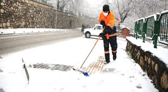 Nilüfer’de karla mücadele seferberliği