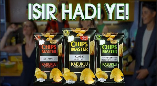 Patatesin lezzet ustası Chips Master’ın ISIR ISIR HADİ YE! sloganıyla hazırladığı yeni reklam filmi yayınlandı.