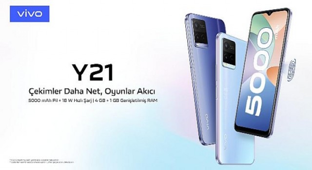 Vivo’nun Yeni Parlayan Yıldızı Y21 Türkiye’de Satışa Çıkıyor!