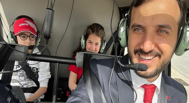 23 Nisan’ı gökyüzünde kutladılar