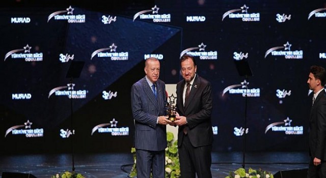 Cumhurbaşkanı’na Türkiye’nin Gücü Özel Ödülü