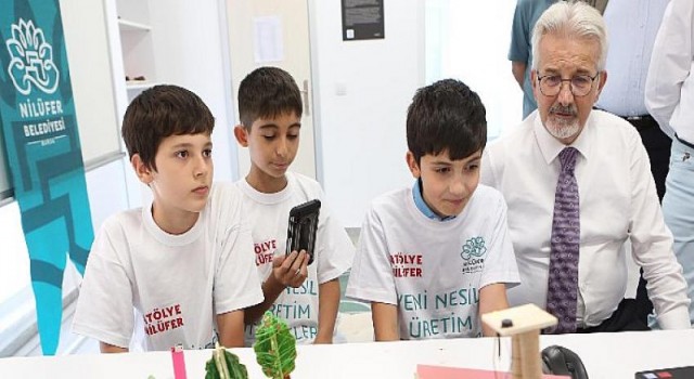 Nilüferli çocuklar iklim dostu projelerini sergiledi