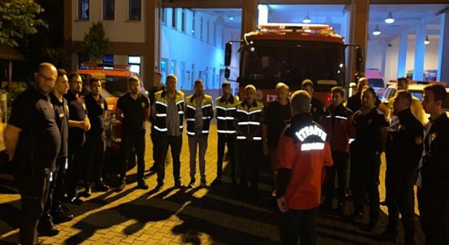 Datça’daki orman yangını için kahramanlarımız Kocaeli’den yola çıktı