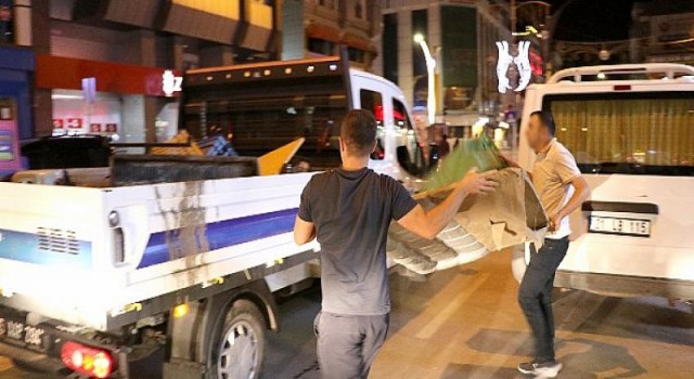 Van Büyükşehir Zabıtasının Seyyar Satıcılarla Mücadelesi Sürüyor