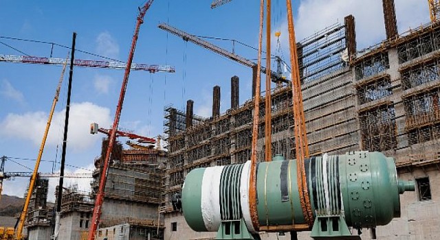 Akkuyu NGS’de 1’inci Ünitenin Basınç Kompansatörü Kurulumu Tamamlandı