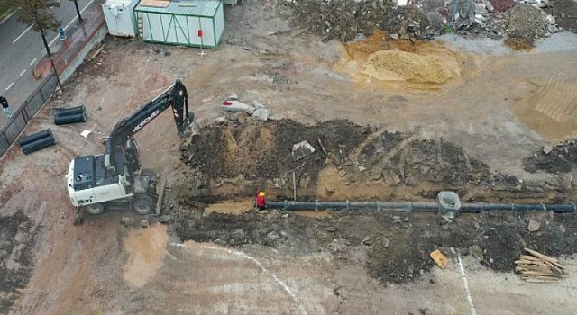 Milli İrade Meydanı’nda yoğun çalışma