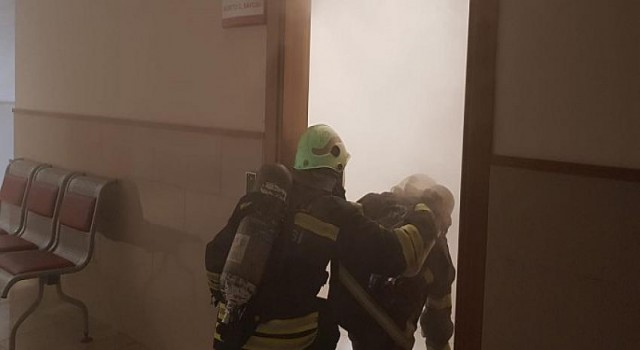 Adliyelerde gerçeğini aratmayan tatbikat