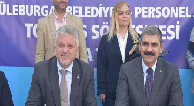 Lüleburgaz Belediyesi’nde TİS imzalandı
